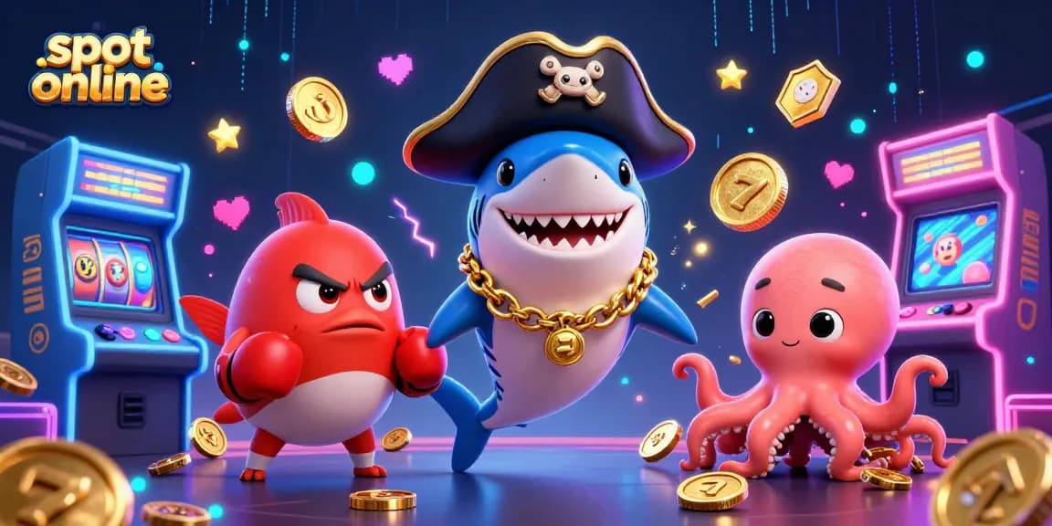 Spin and win at slot online with vibrant characters and dynamic gaming elements in a colorful casino scene.