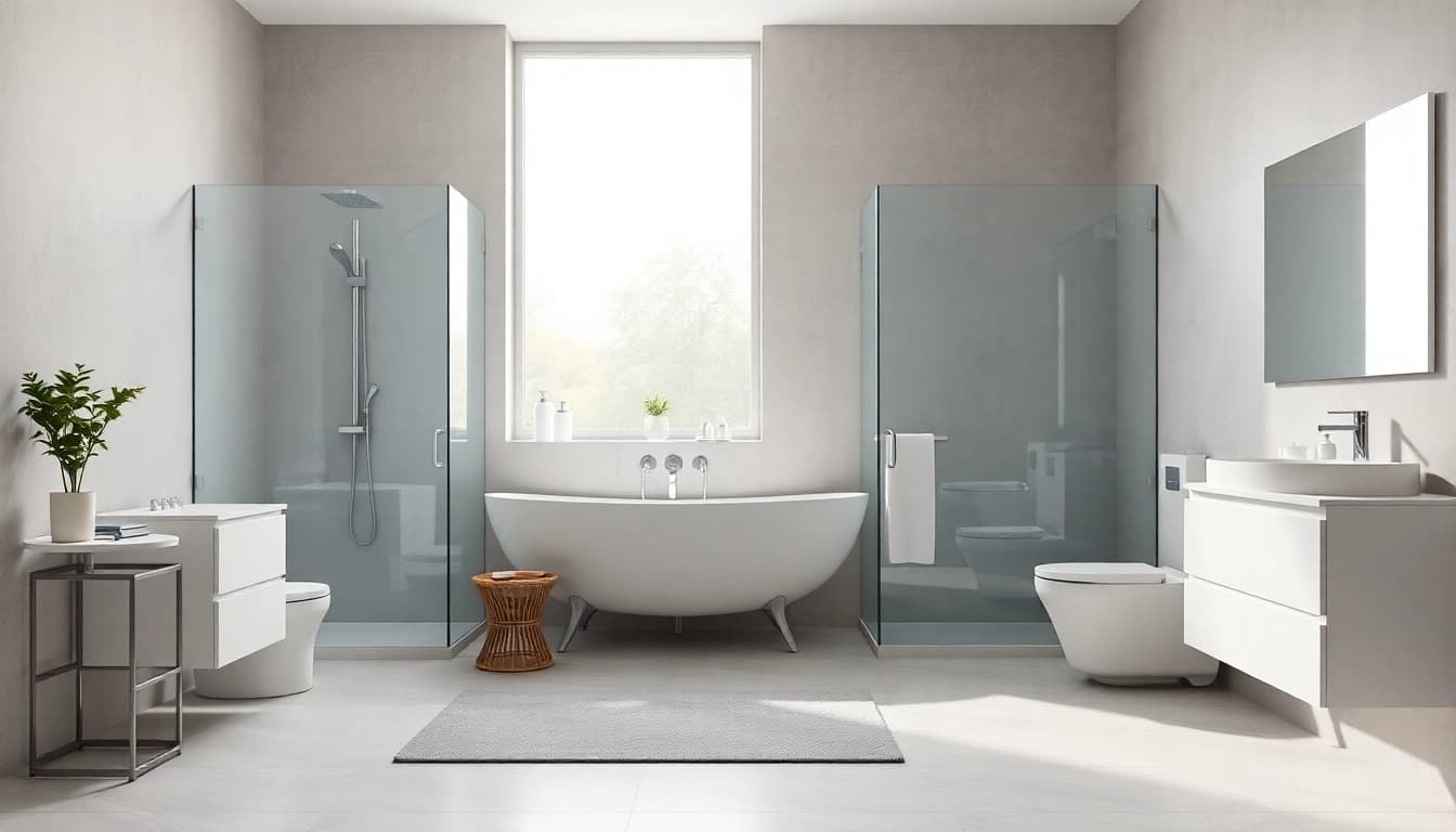 Erleben Sie die hochwertigen Badprodukte von sonni sanitär GmbH in einer modernen Atmosphäre.