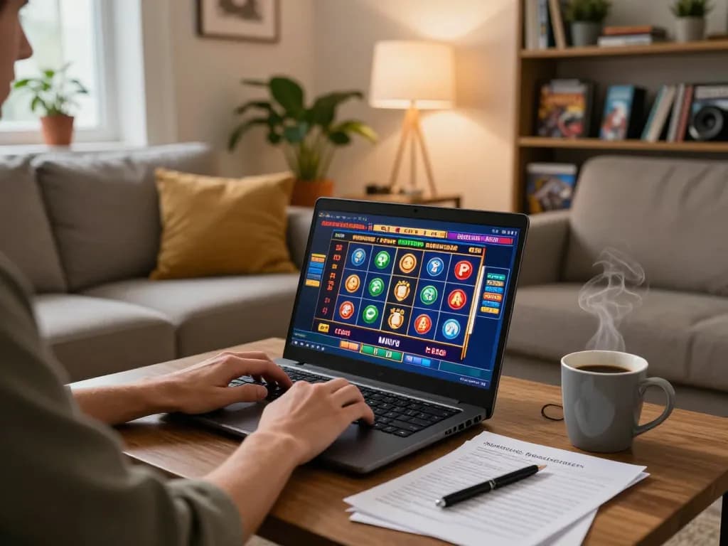 Engaging in online casinos in Canada reddit from the comfort of home with vibrant gaming setup