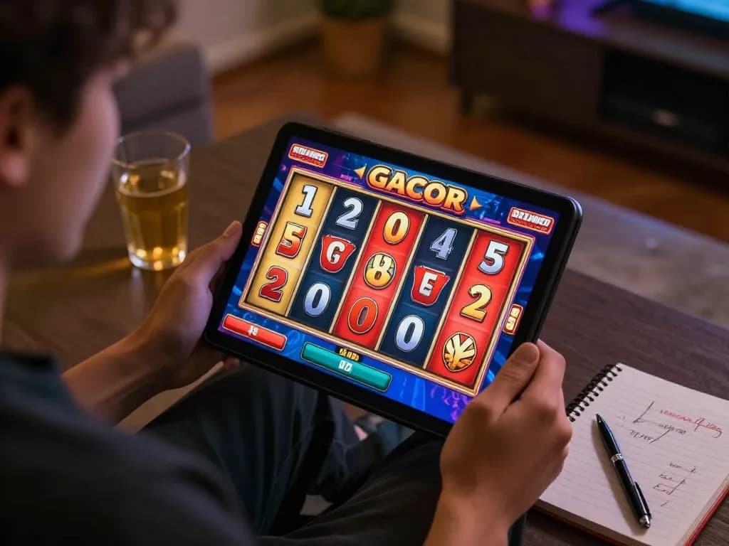 Experience thrilling slot gacor gameplay from home with an engaging online gambling setup