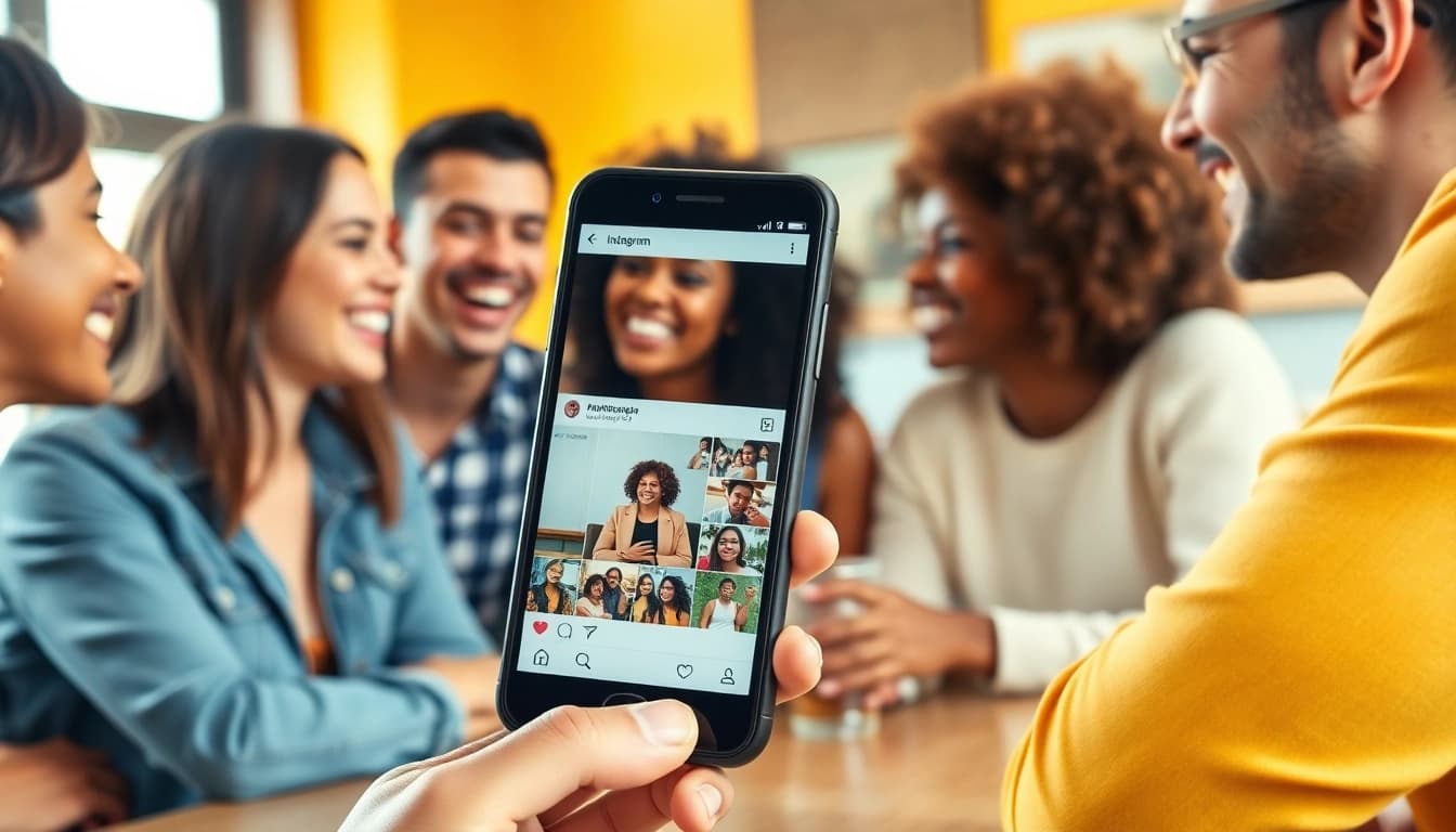 インスタ フォロワー購入 おすすめを利用している若者たちの lively シーン。