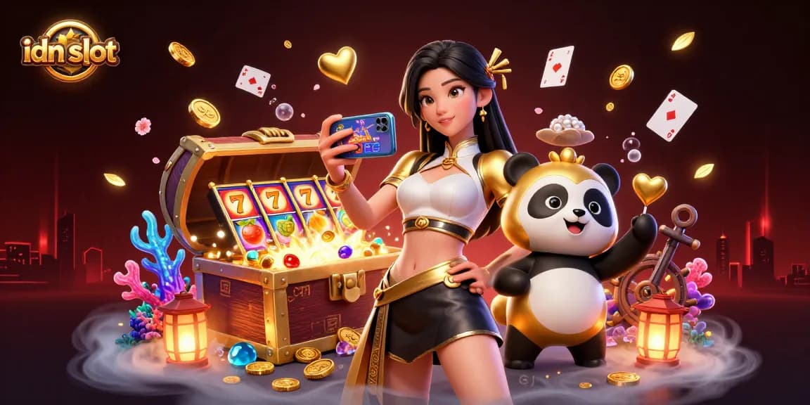 Play engaging games at idn slot with vibrant 3D characters and exciting slot elements.