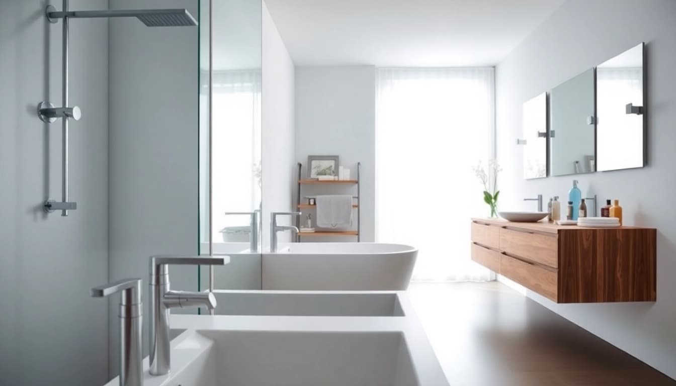 Gestalte hochwertige Badezimmerprodukte von sonni sanitär GmbH für stilvolle Badgestaltungen.