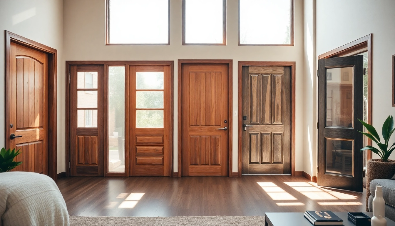 Showcasing elegant doors enhancing modern home interiors with unique designs.