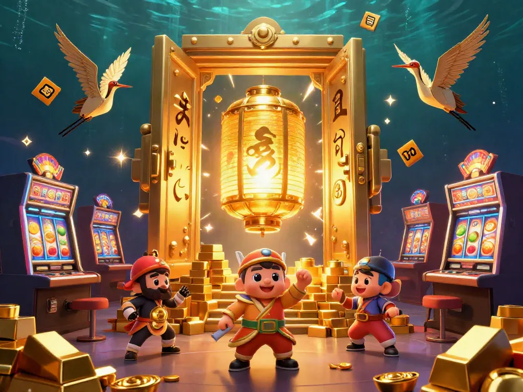 Slot gacor menampilkan karakter spiritual dan elemen permainan kasino yang kaya akan detail.