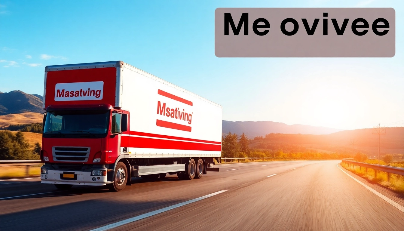 Capturing a moving truck, symbolizing province to province movers, journeying across scenic landscapes.
