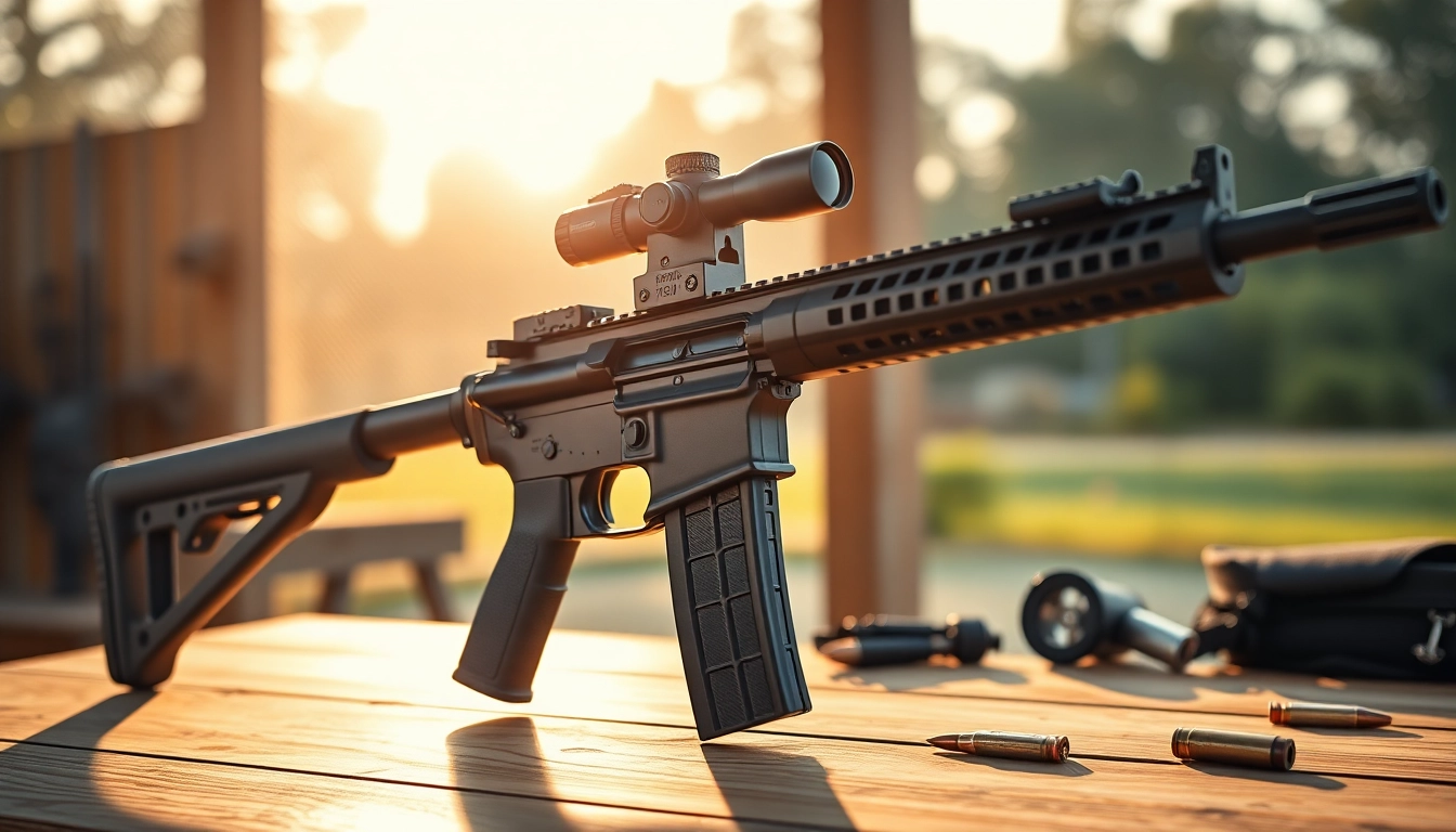 Showcasing the innovative wot trigger for ar15 on a professional AR-15 rifle setup.