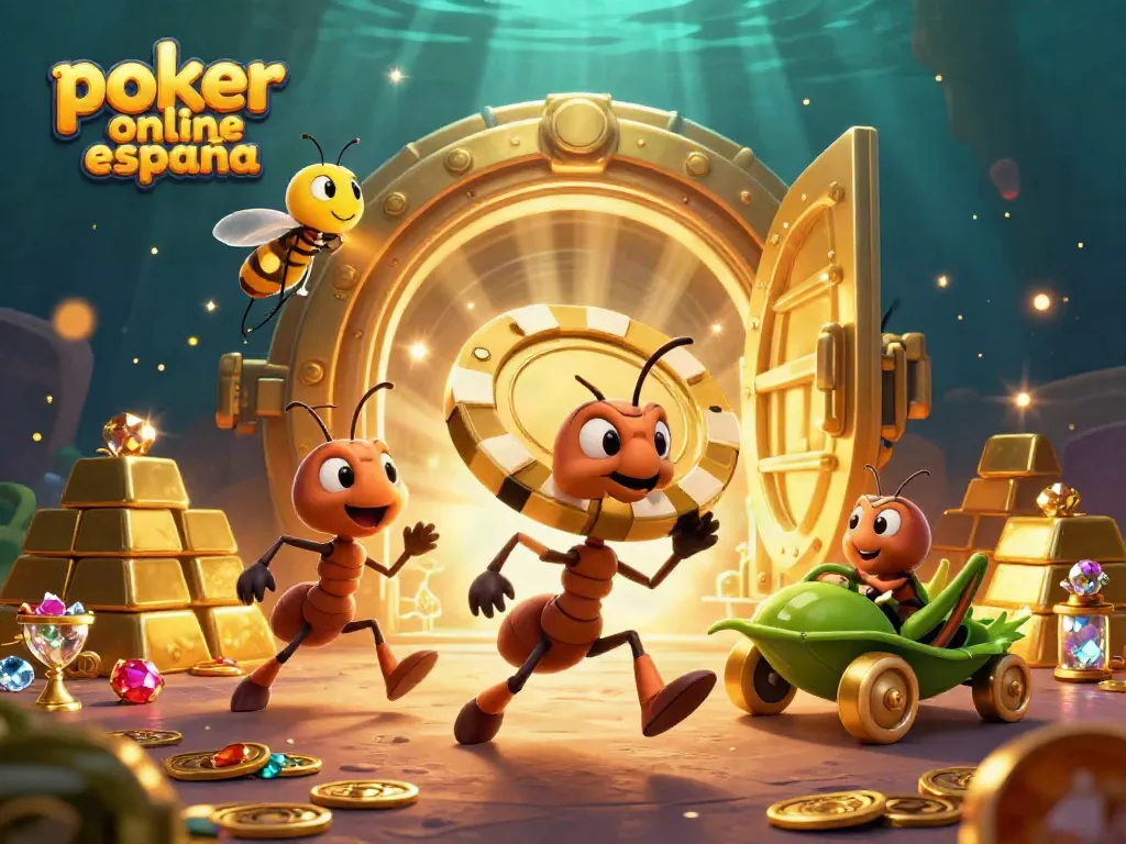 Juega al póker online en España en un emocionante entorno lleno de tesoros y diversión.