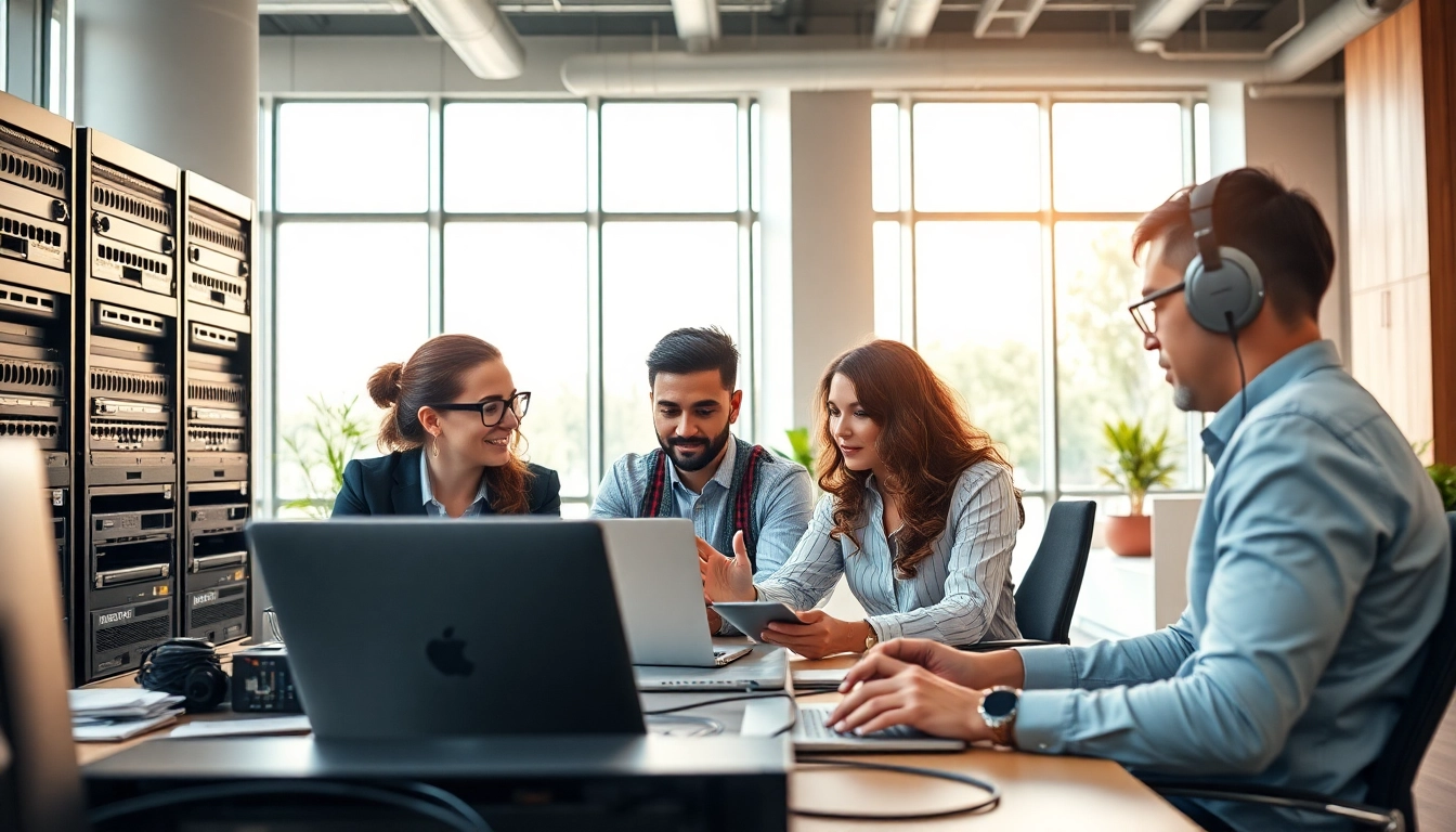 Enhance efficiency with professional managed IT services near me in a collaborative office environment.