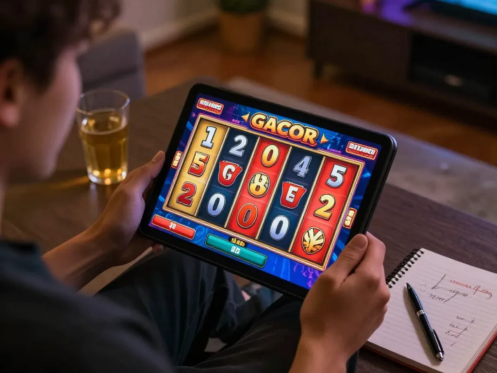Experience thrilling slot gacor gameplay from home with an engaging online gambling setup