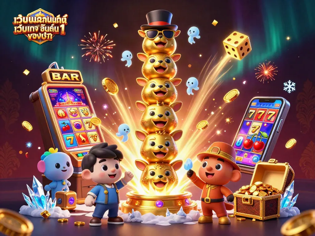 เกมคาสิโนรางวัลใหญ่ใน เว็บพนันออนไลน์ เว็บตรง อันดับ 1 ของโลก ที่เต็มไปด้วยความสนุกและโชคลาภ