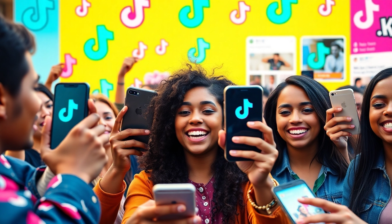 tiktok いいね 買う 方法を説明した、楽しいソーシャルメディアシーンの画像