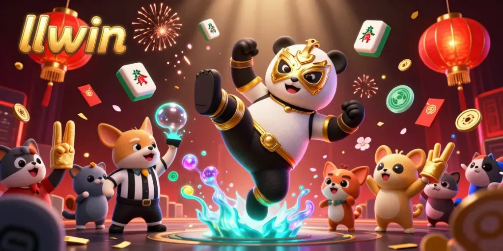 Experience thrilling gaming at llwin with vibrant characters and dynamic casino elements.