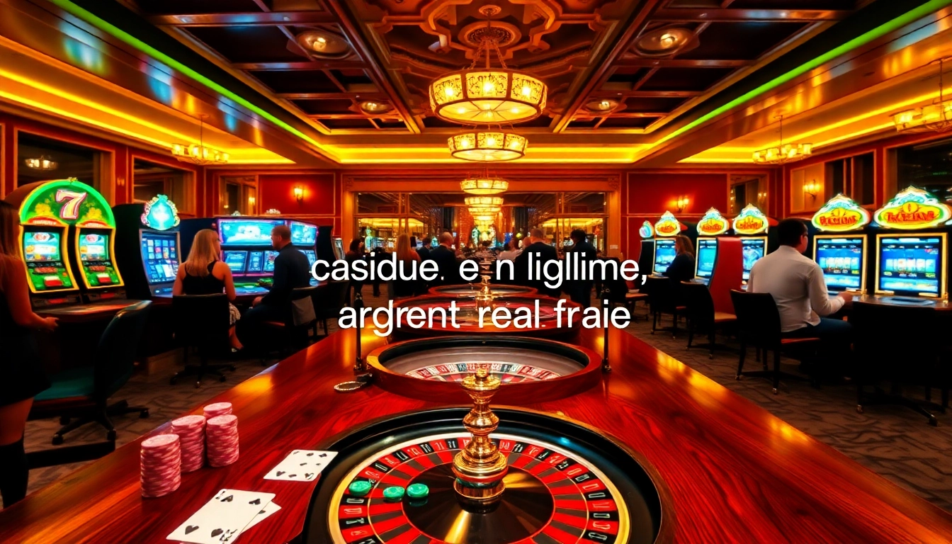 Vivez l'excitation du casino en ligne argent réel France avec des tables vibrantes et un gameplay captivant.