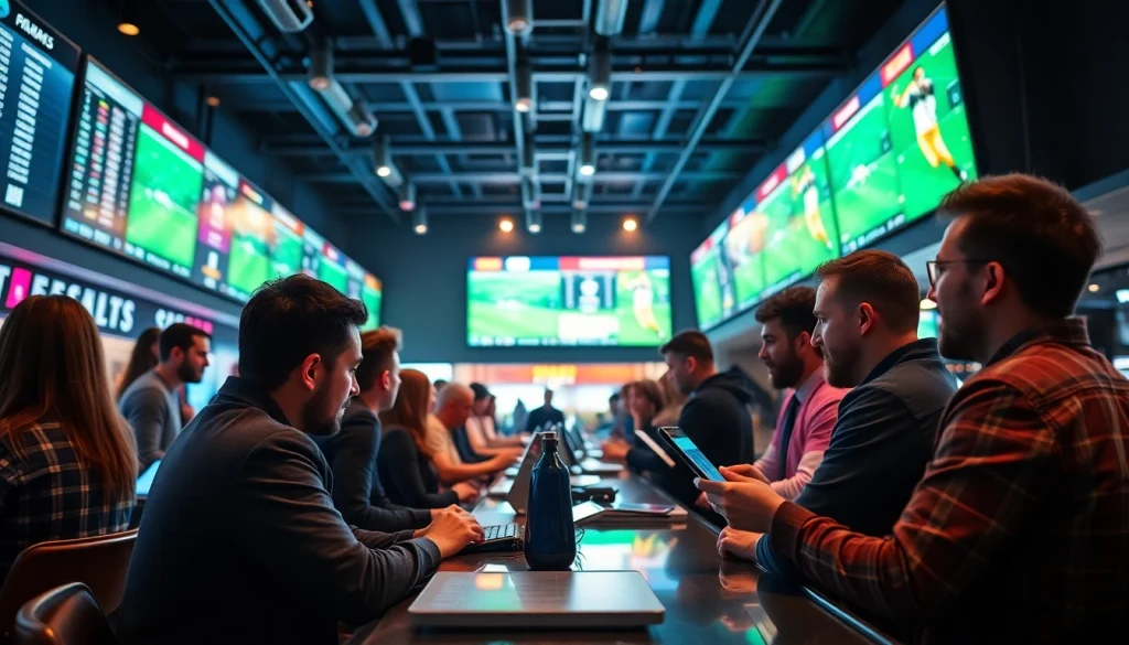 Discover top features of the best sportsbooks in Mexico showcasing vibrant sportsbook atmosphere and engaged bettors.