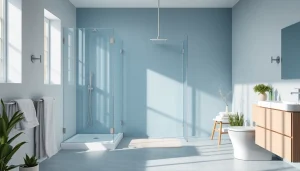 Erleben Sie die hochwertigen Badezimmerlösungen von sonni sanitär GmbH in einem eleganten Ambiente.