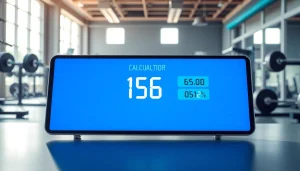 Utilize this body fat percentage calculator to assess your fitness accurately in a modern gym setting.