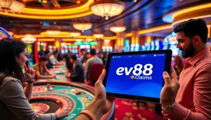 Experience the excitement of ev88.claims with dynamic players enjoying luxury casino games.