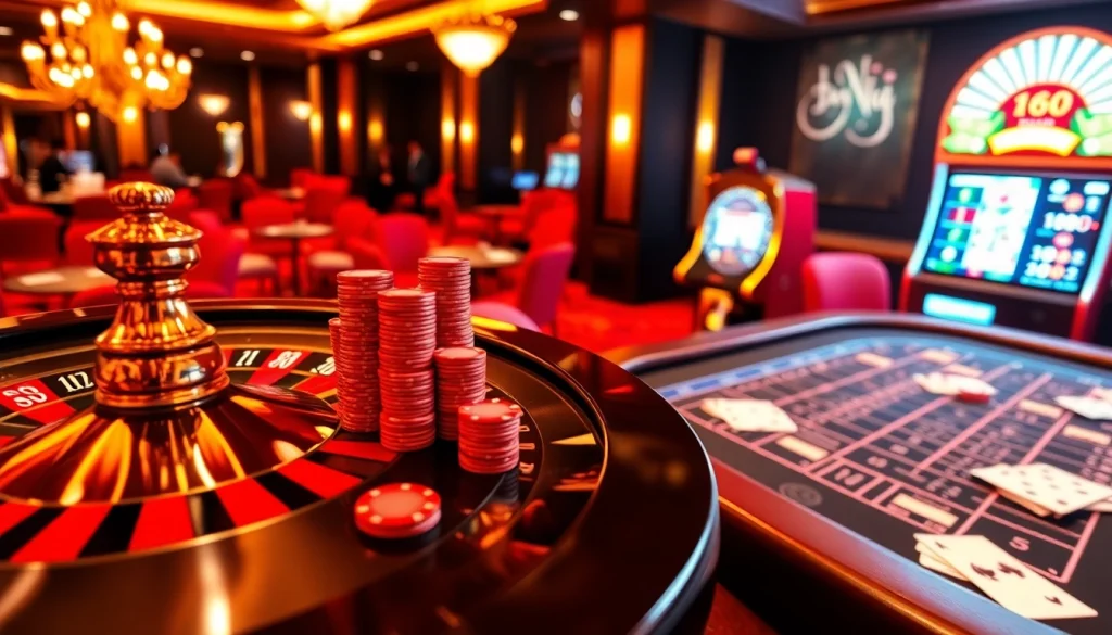 Rasakan kegembiraan di mesin slot Dewanaga89 di tengah atmosfer kasino yang mewah.