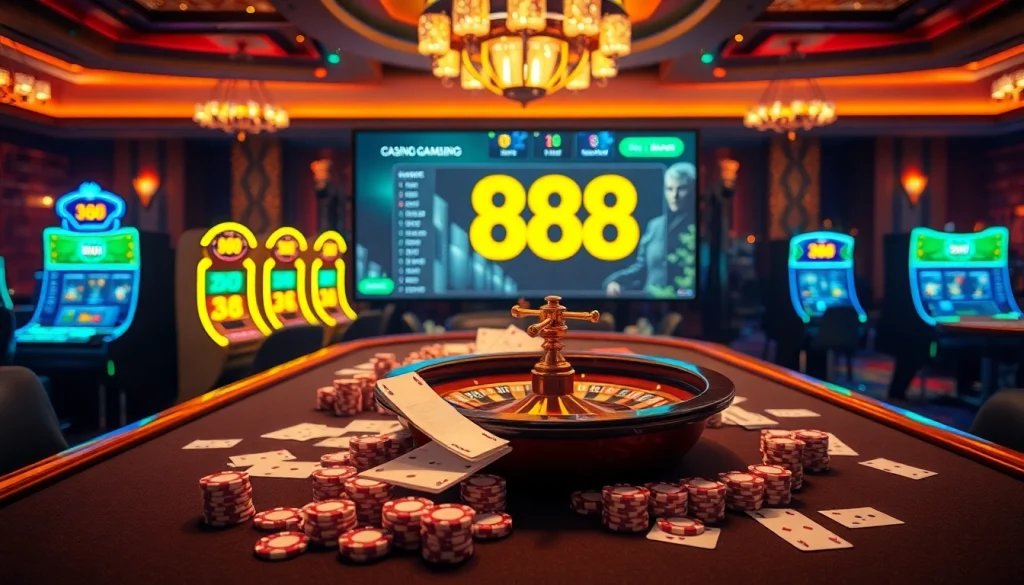 Experience thrilling gameplay at u 888 with luxurious slot machines and an inviting casino atmosphere.