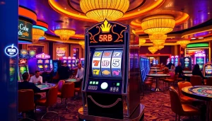 Rasakan kegembiraan mendebarkan dari slot depo 5rb dalam suasana kasino yang hidup.