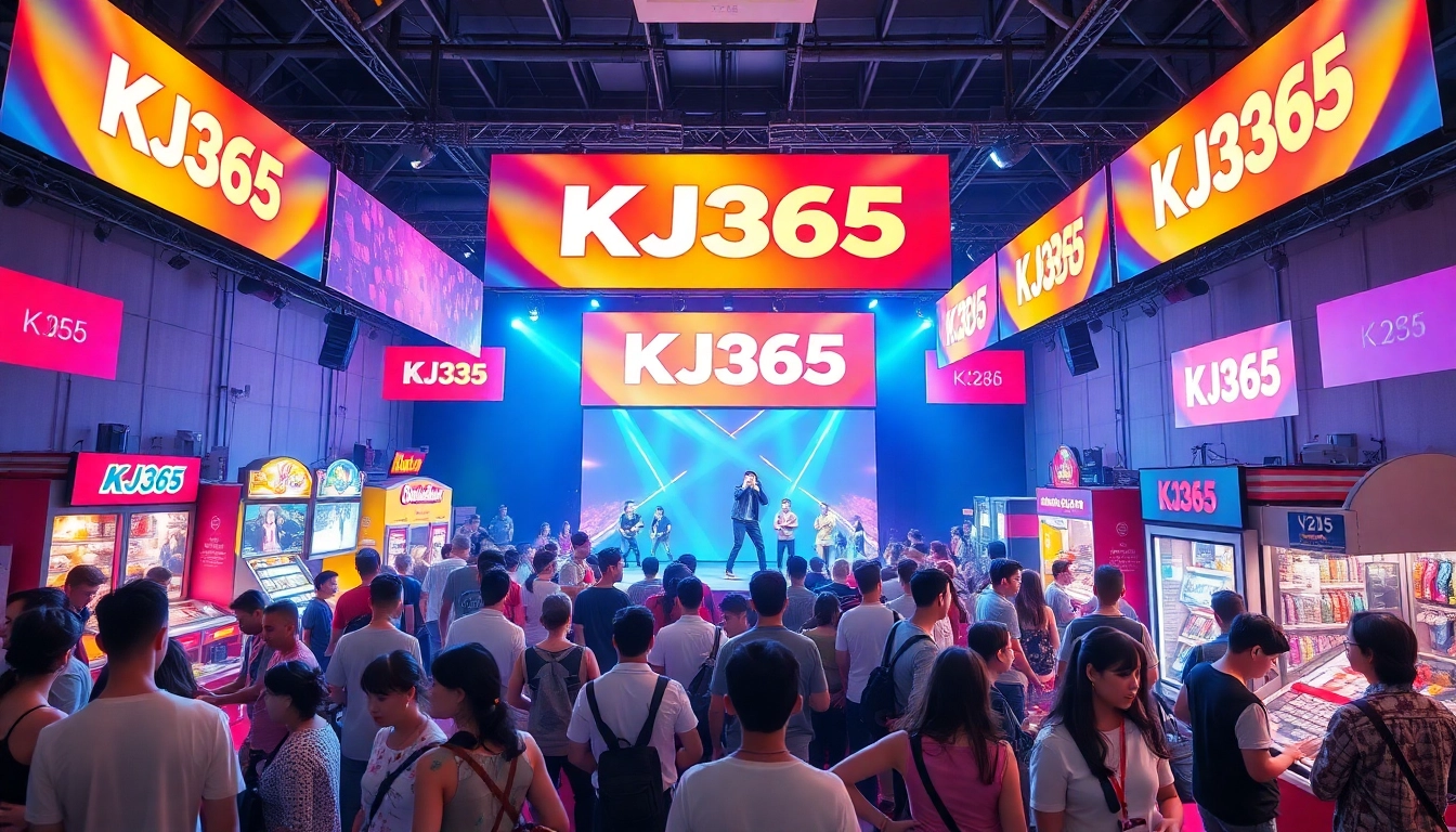 KJC365 community gathering showcasing vibrant entertainment activities and live performances.
